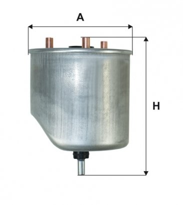 WF8460 WIX-FILTRON Фильтр топливный PSA 1.6 HDI 10- (пр-во WIX-FILTERS)