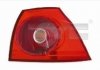 VW GOLF прав. внешн.зад. фонарь (- патрон ) TYC 11-0399-01-2