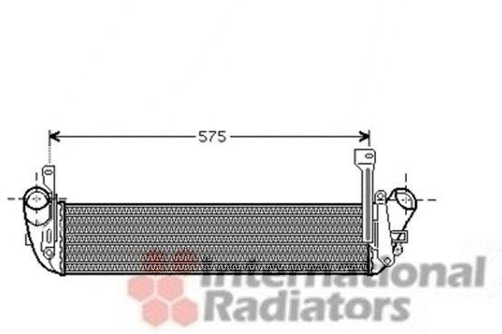 43004346 Van Wezel Інтеркулер NISSAN; RENAULT (пр-во Van Weze)