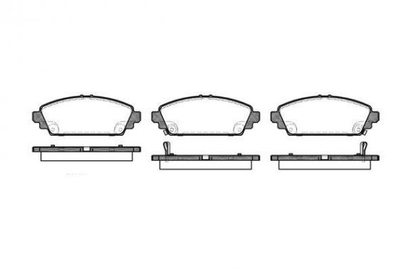 270002 ROADHOUSE Колодки гальмівні дискові, к-кт. ROADHOUSE