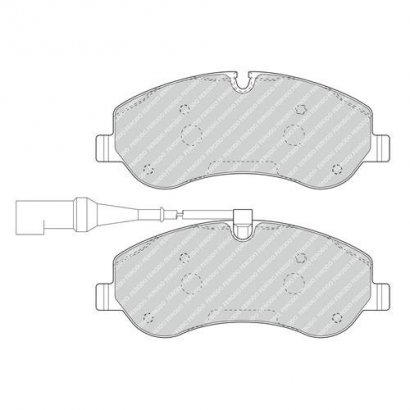 FVR4909 FERODO (Германия) Гальмівні колодки, к-кт. Ferodo