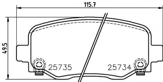 P37 020 BREMBO (Германия) Гальмівні колодки, к-кт. BREMBO