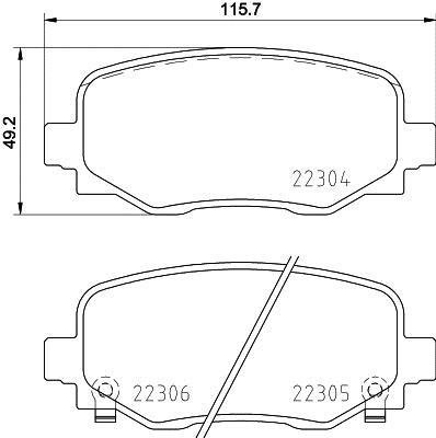 P23 177 BREMBO (Германия) Тормозные колодки, к-кт. BREMBO