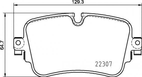 P85 161 BREMBO (Германия) Гальмівні колодки, к-кт. BREMBO