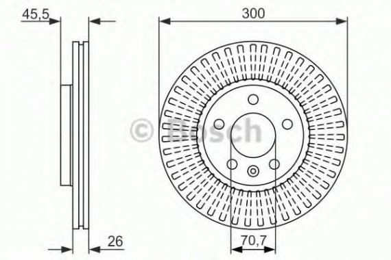 Фото тормозной диск BOSCH 0 986 479 C56 BOSCH 0 986 479 C56 BOSCH Тормозной диск BOSCH