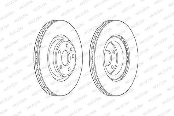 DDF2597C-1 FERODO (Германия) Гальмівний диск