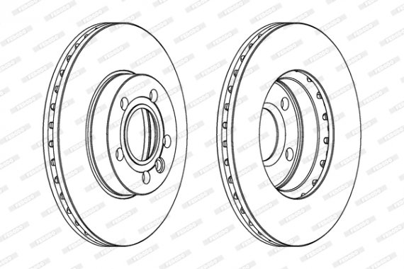 DDF846C FERODO (Германия) Гальмівний диск