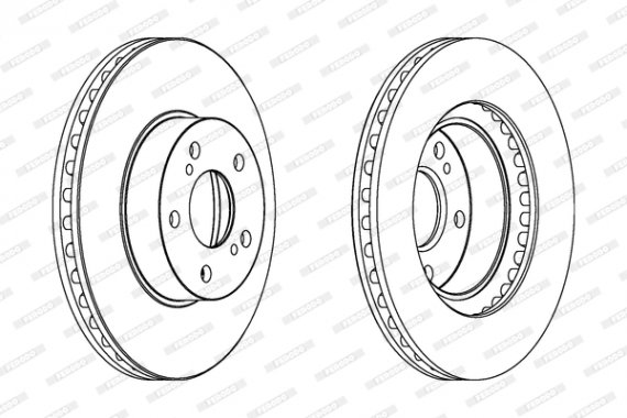 DDF485C FERODO (Германия) Гальмівний диск