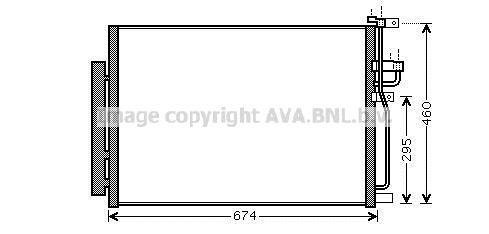 OLA 5436D AVA COOLING Радiатор AVA