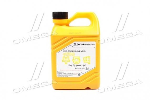 0710000201 MOBIS Антифриз Mobis Hyundai/Kia Long Life Coolant красный концентрат 07100-00201 (Канистра 2л)