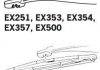 EX406 Trico Щітка склоочисника каркасна задня 400mm (16'') ExactFit Rear (EX406) TRICO (фото 4)