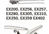 EX359 Trico Щітка склоочисника каркасна задня 350mm (14'') ExactFit Rear (EX359) TRICO (фото 4)