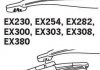 EX380 Trico Щітка склоочисника каркасна задня 380mm (15'') ExactFit Rear (EX380) TRICO (фото 3)