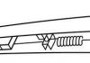 EX180 Trico Щетка стеклоочистителя каркасная задняя 180mm (7\\) ExactFit Rear (EX180) TRICO (фото 1)