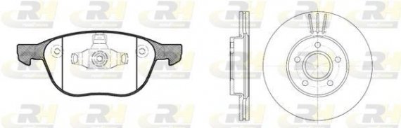 81082.00 ROADHOUSE Тормозной комплект (Диски RH 6710.10 + Колодки RH 21082.00) ROADHOUSE