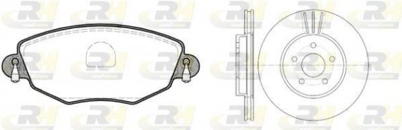 8776.00 ROADHOUSE Гальмівний комплект (Диски RH 6607.10 + Колодки RH 2776.00) ROADHOUSE