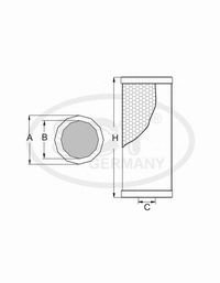 SH420L SCT Фильтр масляный VW Passat (3B2/3B5) 1.9 TDI (98-05) (SH 420 L) SCT