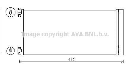 RTA5626D AVA COOLING Конденсор кондиционера OPEL VIVARO/RENAULT TRAFIC III (2015) (AVA)