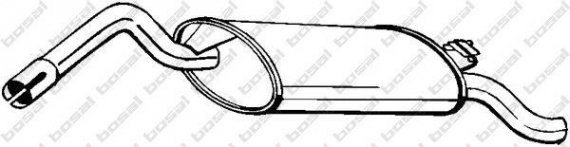 220-649 BOSAL,Bosal Benelux N.V. Деталі вихлопної системи BOSAL