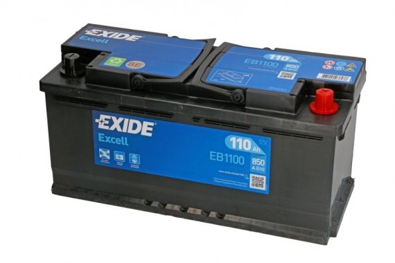 EB1100 Exide АКБ 6СТ-110 R+ (пт850) (необслуж) (392х175х190) EXCELL Exide