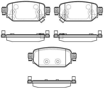 21731.02 ROADHOUSE Колодки гальмові дискові задні  MAZDA 3 02/17- ROADHOUSE