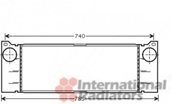 30004473 Van Wezel Інтеркулер MERCEDES VITO II W 639 (03-) (пр-во Van Weze)