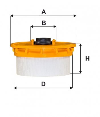 WF8503 WIX-FILTRON Фильтр топливный TOYOTA LC 4.5 D 08- (пр-во WIX-FILTERS)