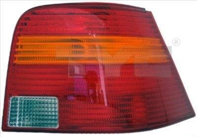 VW GOLF прав. окт.червонийзад. ліхтарь (- патрон ) TYC 11-0197-01-2