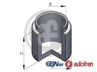 D025344 AUTOFREN SEINSA Елементи гальмівного супорта (Поршень) AUTOFREN (SEIN)