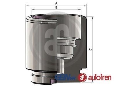 D025641 AUTOFREN SEINSA Елементи гальмівного супорта (Поршень) AUTOFREN (SEIN)