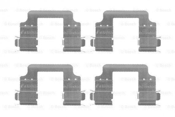 1987474456 BOSCH Аксесуари гальмівні (Монтажний комп-кт колодки.) BOSCH
