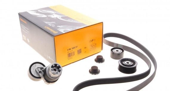 Фото комплект поликлиновый (ремень+ролики)) CONTITECH 7PK1605 K1 CONTINENTAL (Германия) 7PK1605 K1 CONTINENTAL (Германия) Комплект поликлиновый (ремень+ролики)) CONTITECH