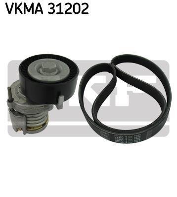 VKMA 31202 SKF Комплект поликлиновый (ремень+ролики)) SKF