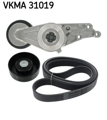 VKMA 31019 SKF Комплект поликлиновый (ремень+ролики)) SKF