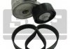 Комплект поликлиновый (ремень+ролики)) SKF VKMA 33068