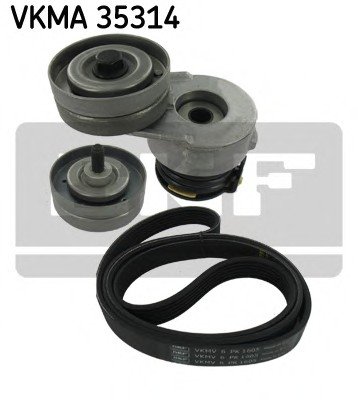 VKMA 35314 SKF Комплект поликлиновый (ремень+ролики)) SKF