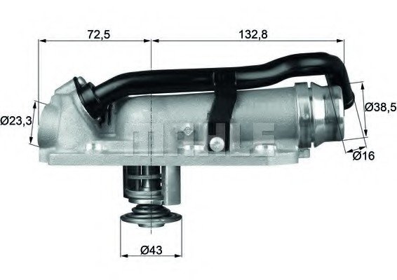 TM 8 105 MAHLE Термостат, охолоджуюча рідина MAHLE