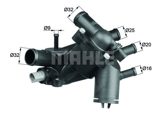 TM 5 109 MAHLE Термостат, охолоджуюча рідина MAHLE