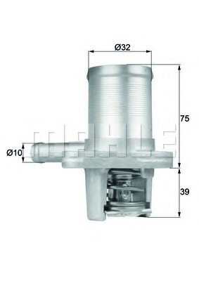 TI 40 89 MAHLE Термостат, охлаждающая жидкость MAHLE