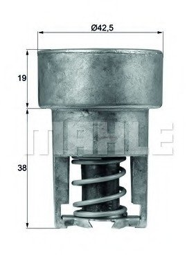 TX 98 82 MAHLE Термостат, охолоджуюча рідина MAHLE