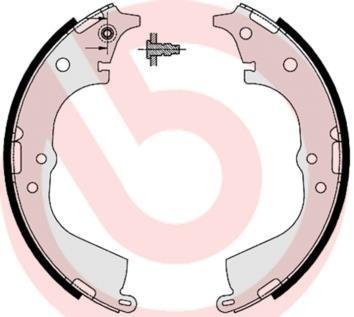S83 537 BREMBO (Германия) Тормозные колодки барабанные BREMBO