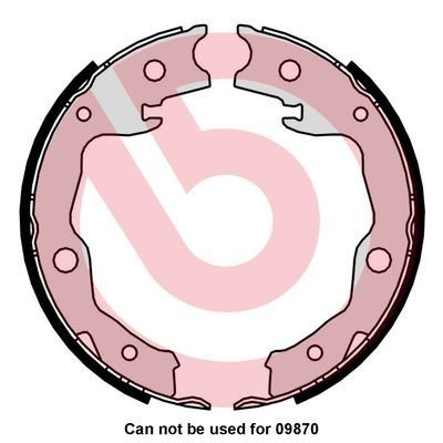 S83 568 BREMBO (Германия) Тормозные колодки барабанные BREMBO