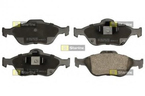 BD S672 Starline Тормозные колодки дисковые STARLINE