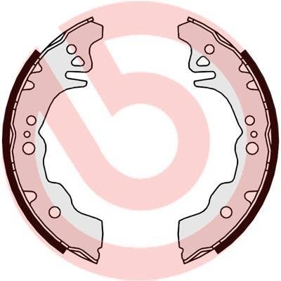 S16 515 BREMBO (Германия) Гальмівні колодки барабанні BREMBO