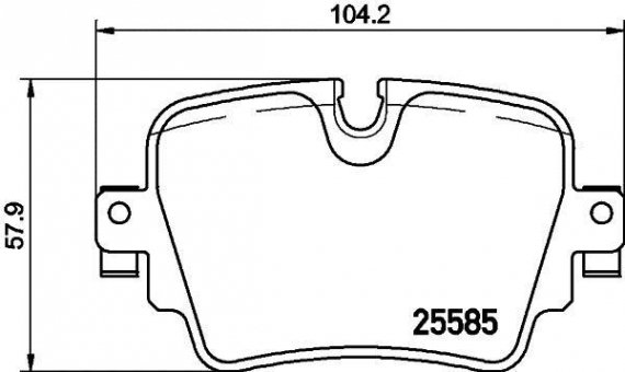 P36 032 BREMBO (Германия) Гальмівні колодки дискові BREMBO