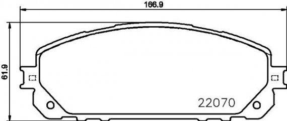 P37 021 BREMBO (Германия) Гальмівні колодки дискові BREMBO