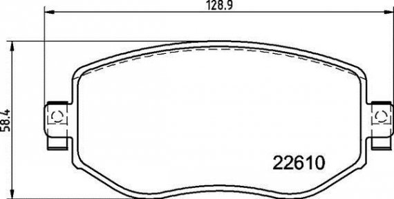 P68 068 BREMBO (Германия) Гальмівні колодки дискові BREMBO