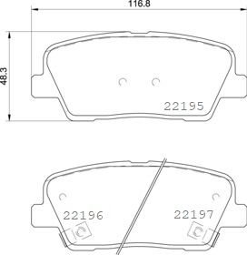 P30 105 BREMBO (Германия) Тормозные колодки дисковые BREMBO