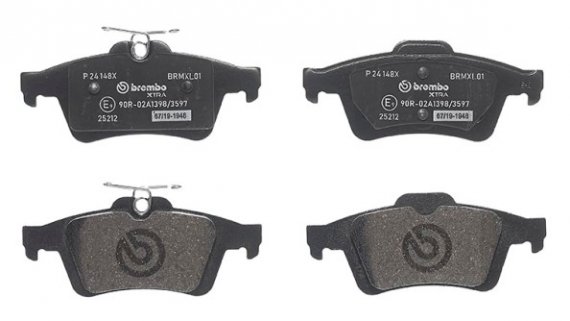 P24 148X BREMBO (Германия) Гальмівні колодки дискові BREMBO