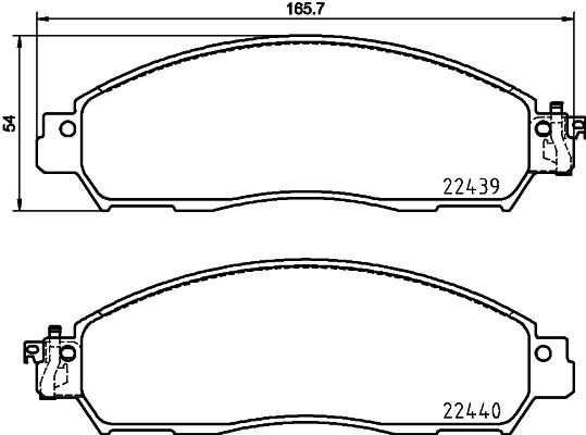 P56 118 BREMBO (Германия) Гальмівні колодки дискові BREMBO